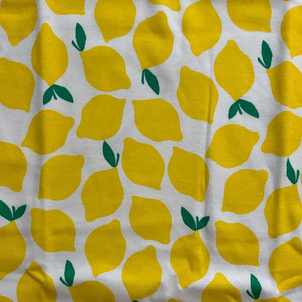 Hanna Andersson Lemon Print Short Sleeve Pajama Set, Size 14-16, 160cm - Picture 5 of 5